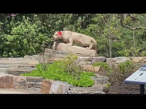 Lion Shrine, Old Main at Penn State vandalized