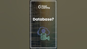 Wat is een database? #database