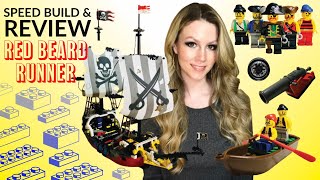 LEGO® Pirates Set 6289 Red Beard Runner Speed Build and Review