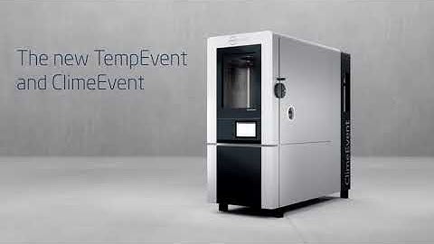 The new ClimeEvent from weisstechnik
