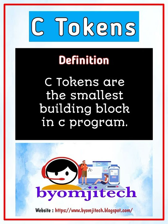 C Tokens kya hai | Types of Tokens | #byomjitech - YouTube