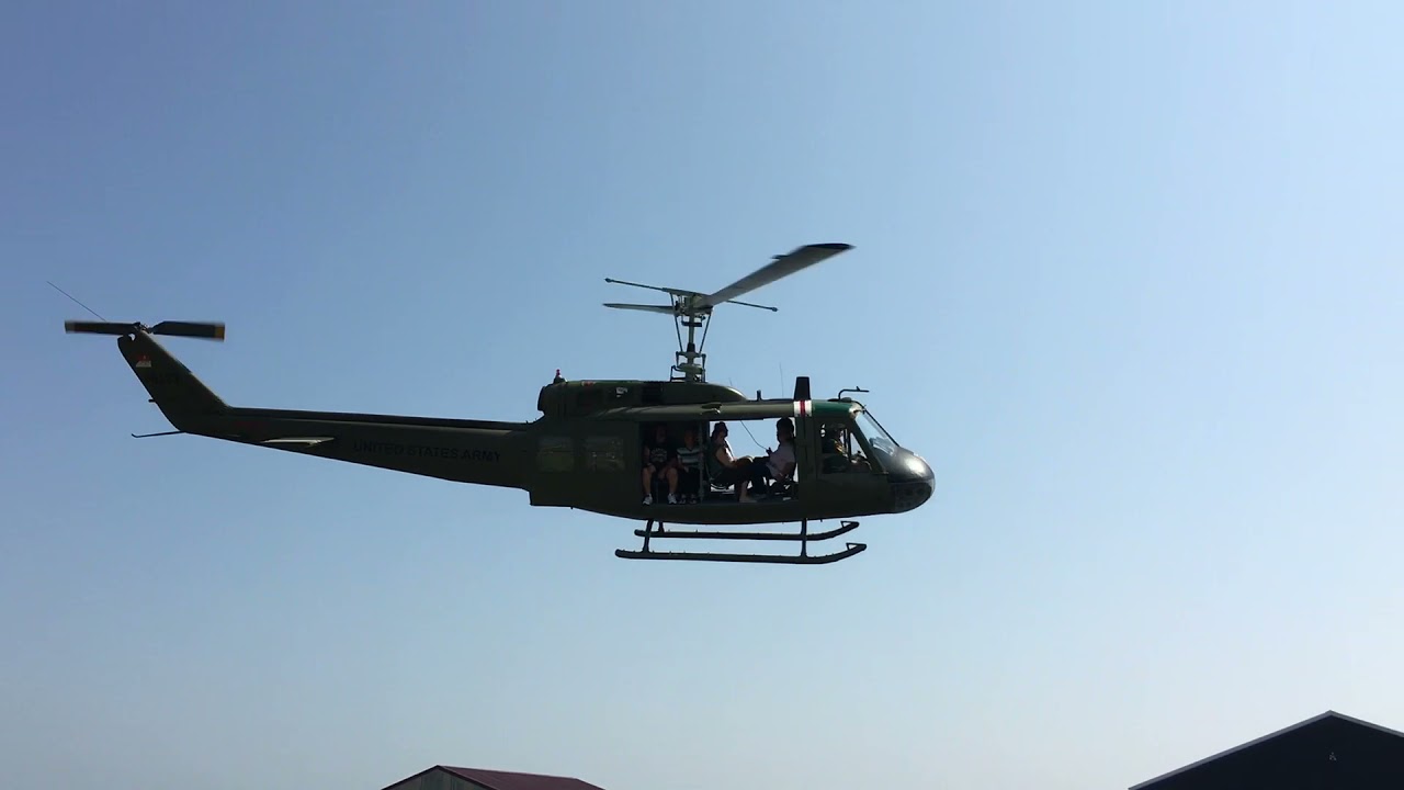 Uh-1 Huey Flyby Manchester, IA 