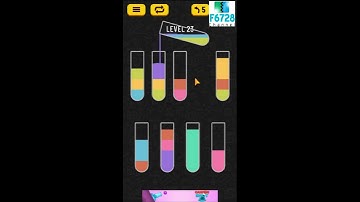 Water Sort Puzzle level 23 walkthrough