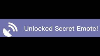 New Secret Emote?????