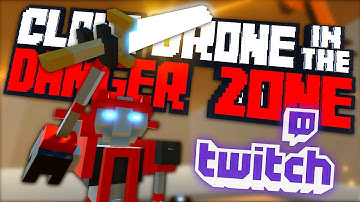THE GREATEST ROBOT EVER CREATED! (maybe) - Clone Drone In The Danger Zone Twitch Mode Gameplay