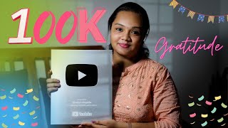 Shrutys Vlogtube 100K Celebration Unboxing Silver Play Button 100K Gratitude