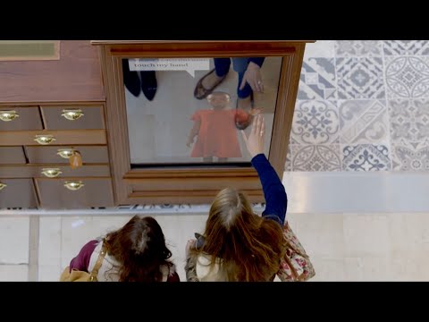 Pro Display - The Story Shop - Connecting Two Worlds with Interactive Mirrors