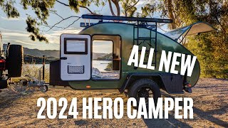 2024 Hero Camper Ranger (Recon Package) - Best Teardrop Camper with Air Conditioning & Diesel Heater