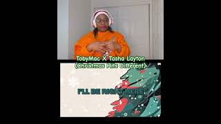 Reaction | TobyMac X Tasha Layton- Christmas Hits Different #shorts #tobymac #reaction