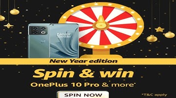 Amazon Funzone New Year Edition Spin and Win Quiz Answers Today|1 January 2023 | Daily Quiz Time