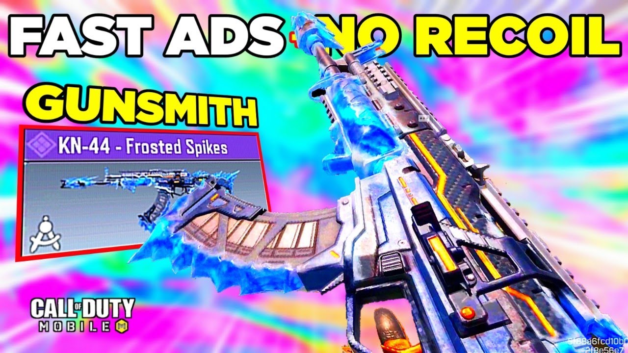 KN 44 GUNSMITH FAST ADS + NO RECOIL BEST KN 44 LOADOUT COD MOBILE