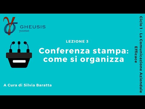 Video: Come Organizzare Una Conferenza Stampa
