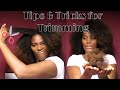 TIPS &amp; TRICKS FOR TRIMMING NATURAL HAIR