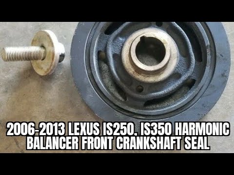 2006-2013 Lexus IS350, IS250 Harmonic balancer and front crankshaft