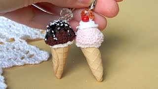 Делаем мороженое из полимерной глины. Making ice cream made ​​of polymer clay.