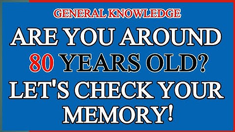 YOUR MEMORY IS AMAZINGLY IMPRESSIVE IF YOU CAN SCORE ABOVE 7! || GKIQ Master 🧠