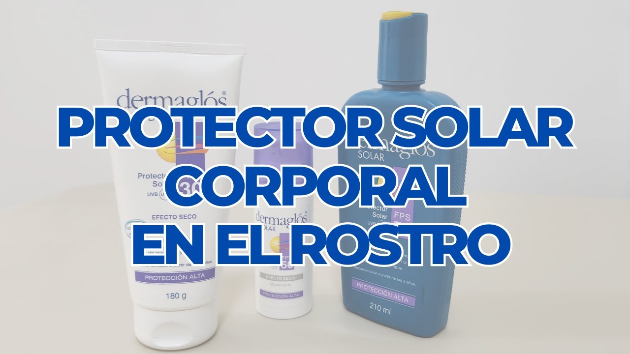 🧐¿Podemos usar estos protectores CORPORALES en el ROSTRO?⁉️ / Reseña DERMAGLOS EFECTO SECO FPS 30.