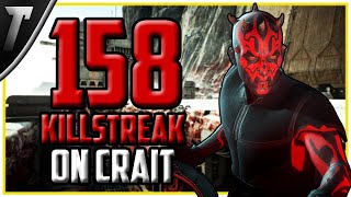 Star Wars Battlefront 2 OLD MASTER Darth Maul 158 Killstreak (Crait)