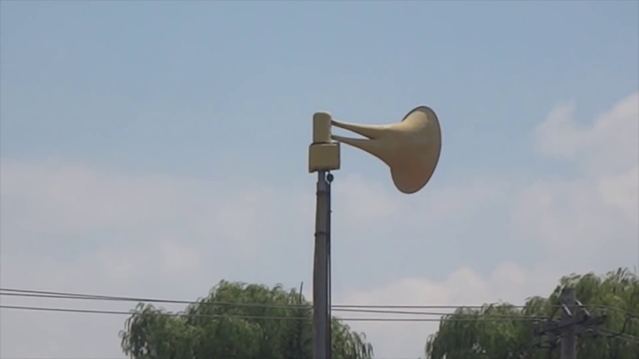 ACA Hurricane 130 MKII Siren Test, Milwaukee, WI 8/10/16 YouTube