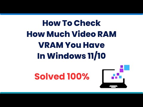 How To Check How Much Video RAM VRAM You Have In Windows 11/10