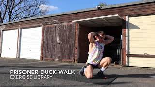 Prisoner Duck Walk - - UNCLE MUSCLE Exercise Library