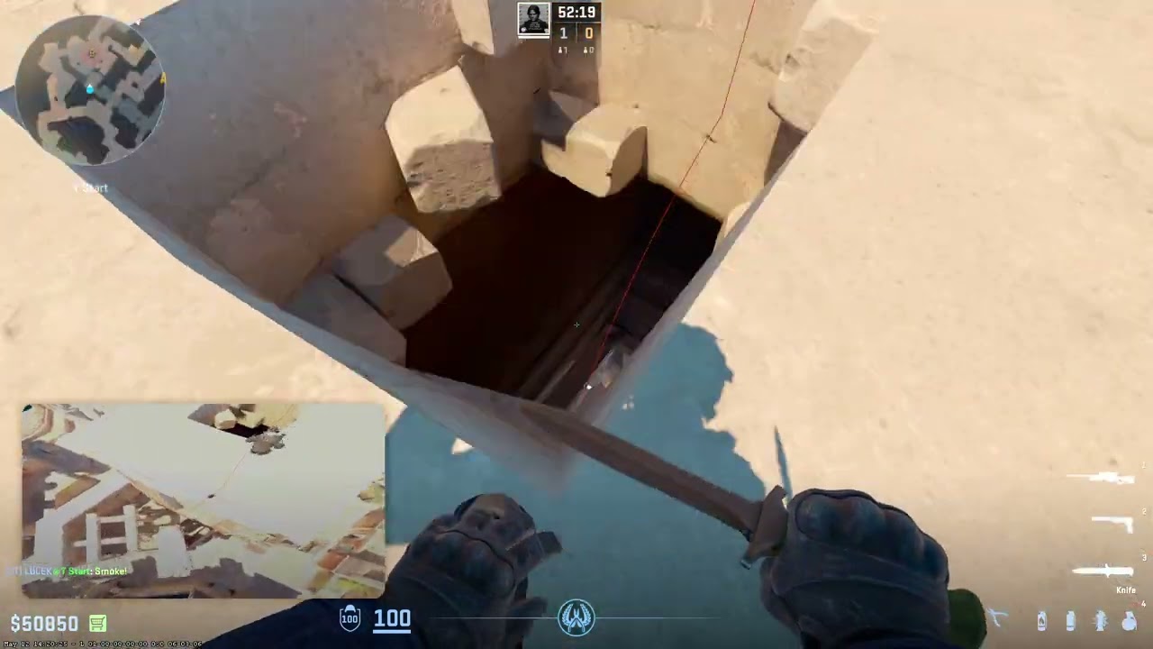 How to Smoke Inside Connector on Anubis | CS2