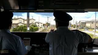 常磐線の前面展望を撮影してたら急停車運転士が電車から降りて安全確認!? 東海水戸