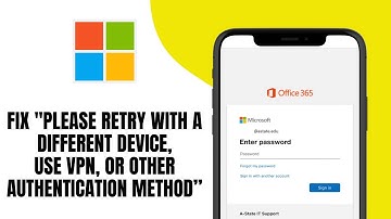 How To Fix Please Retry With A Different Device,  Use a VPN, Or Other Authentication Method
