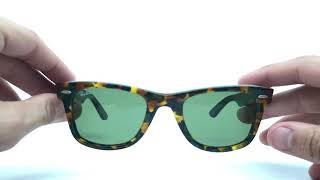 Unboxing Rayban RB2140 11594E Wayfarer