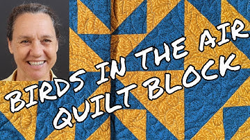 Birds in the Air Quilt Block