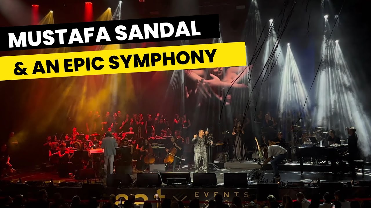 Mustafa Sandal ve An Epic Symphony Harbiye Açık Hava Konseri 2024 VLOG