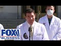Trump's medical team holds press briefing at Walter Reed Medical Center