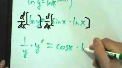 Calculus I - Logarithmic Differentiation - Example 2