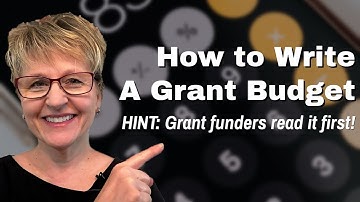 Tutorial: Hoe schrijf je een subsidiebegroting?