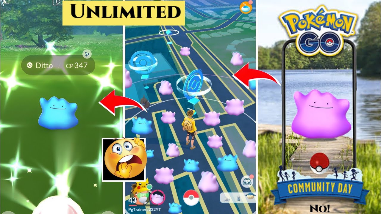 How to catch ditto in POKÉMON GO 😳 100IV & unlimited ditto