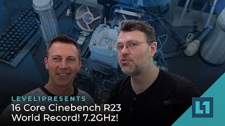 Computex: 16 Core Cinebench R23 World Record! 7.2GHz! ft. Splave &amp; Nick Shih