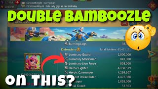 Lords Mobile - Double Bamboozle on 65m Troops was too GOOD!!