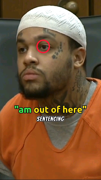 Gangster Did not Believe His sentence..