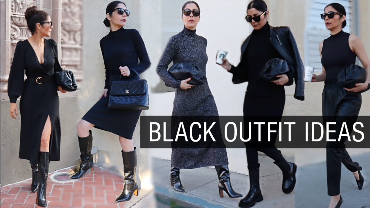 HOW TO STYLE ALL BLACK CLASSY OUTFITS ...