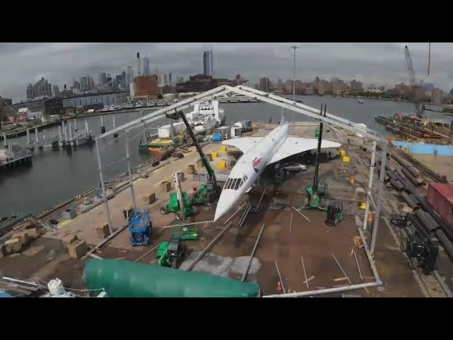 Iconic Concorde Returns To Intrepid Museum