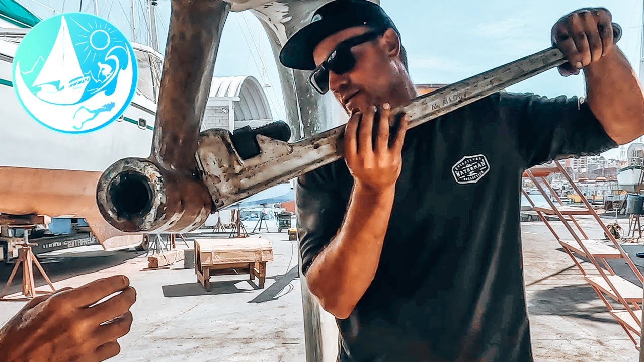 Removing our Cutlass bearing