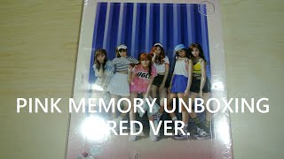 Apink Pink Memory (Red Ver.) Unboxing