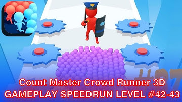 Count Master Crowd Runner 3D GAMEPLAY SPEEDRUN LEVEL #42-43