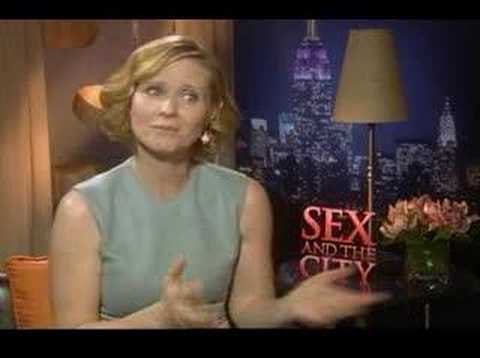 Cynthia Nixon interview for the Sex and the City movie - YouTube