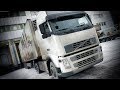 Awesome & relaxing, Volvo FH460 SemiTrailer POV driving (GoPro) winter