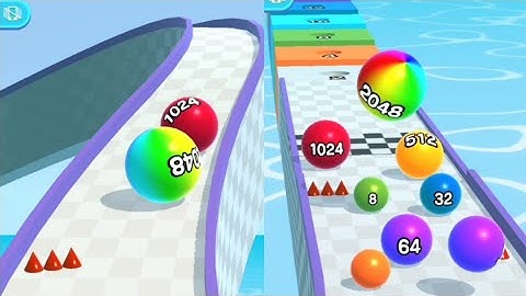 Ball Run 2048 🎱😷 - All Levels Gameplays  Android , iOS  v.5