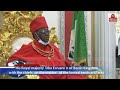Standing in support of his royal majesty oba ewuare ii over benin museum