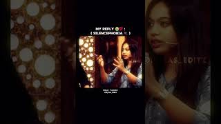 Silencephobia 🥲💯 Tamil talkative girlfriend whatsapp status video #relatablestatus #tamilshorts