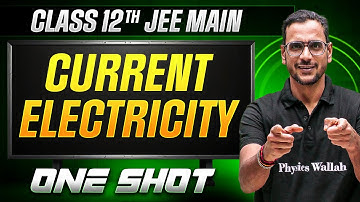 MANZIL Comeback: CURRENT ELECTRICITY in 1 Shot | All Concepts + PYQs | JEE Main
