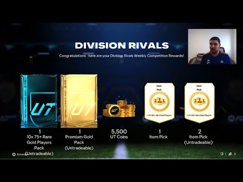 FIRST PRIZES OPEN IN THE RIVALS DIVISION ON FC26 ULTIMATE TEAM! #3